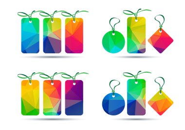 fiyat etiketleri kümesi