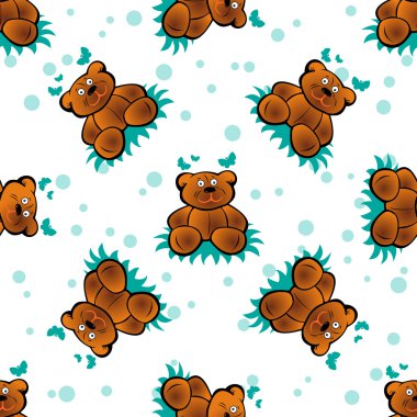 Ayı pürüzsüz desen