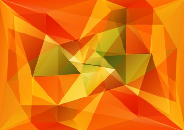 Turuncu poligonal arka plan