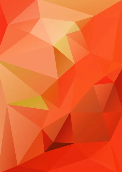 Fond polygonal rouge — Image vectorielle