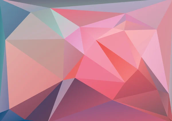 Blau rosa polygonaler Hintergrund — Stockvektor