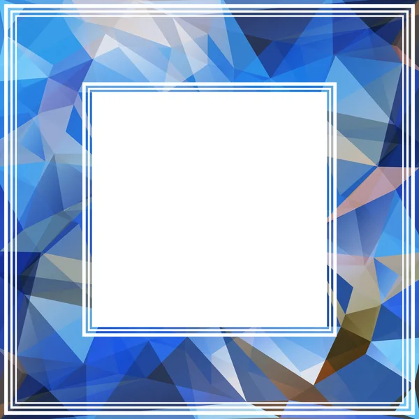 Bordure lumineuse bleue — Image vectorielle