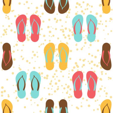 Renkli flip flop