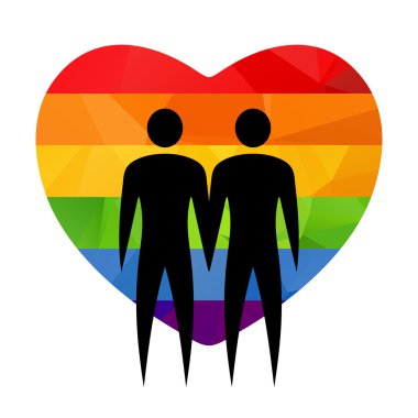 Eşcinsel çift kalp ile