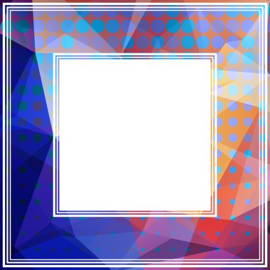 mavi noktalar kenarlık