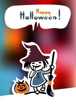 Cadılar Bayramı genç cadı