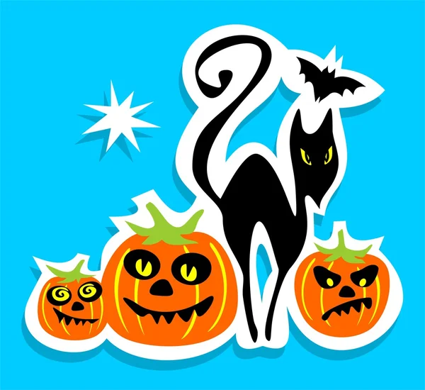 Gatto di Halloween — Foto Stock