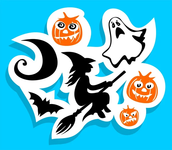 Set di simboli di Halloween — Foto Stock