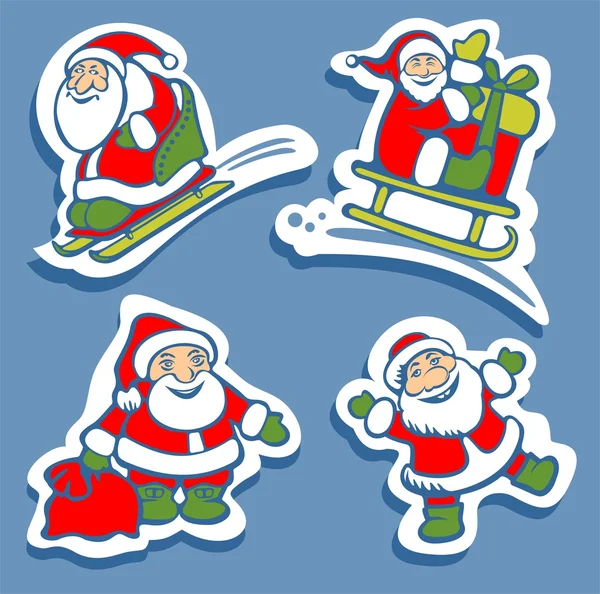 Happy santas — Stock Photo, Image