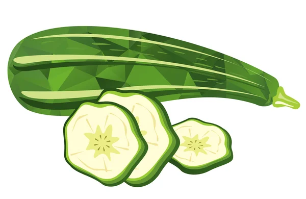 Courgettes — Image vectorielle