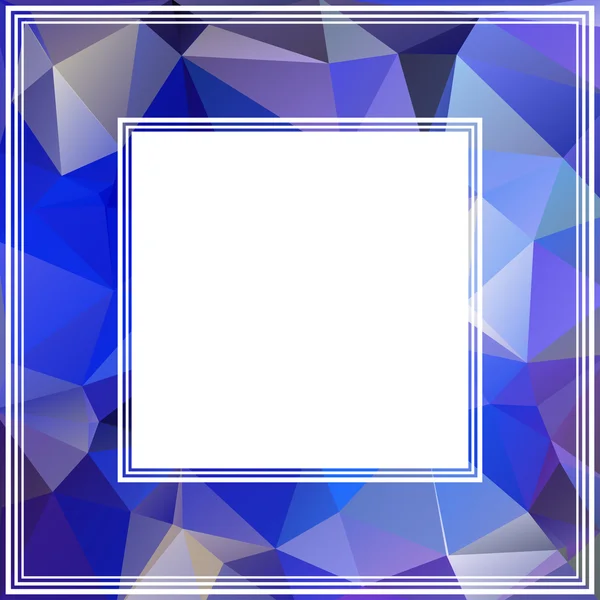 Frontière bleue — Image vectorielle