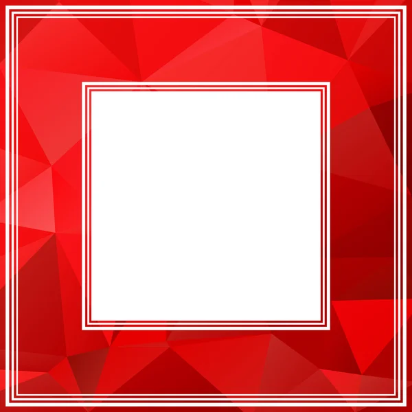 Frontière rouge — Image vectorielle