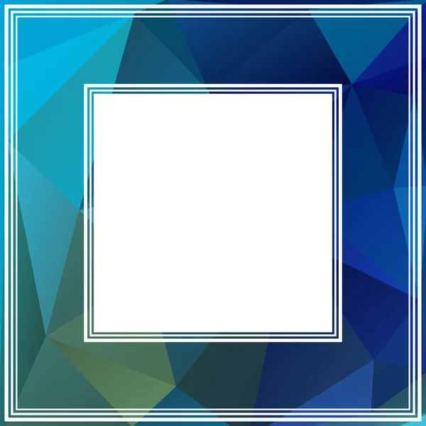 Blue border — Stock Vector