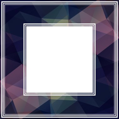 soyut Menekşe kenarlık