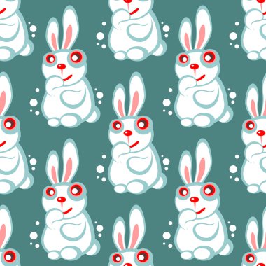 tavşan seamless modeli