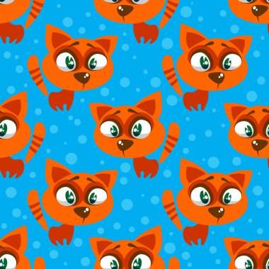 Kediler sorunsuz arka plan