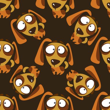 Köpekler seamless modeli