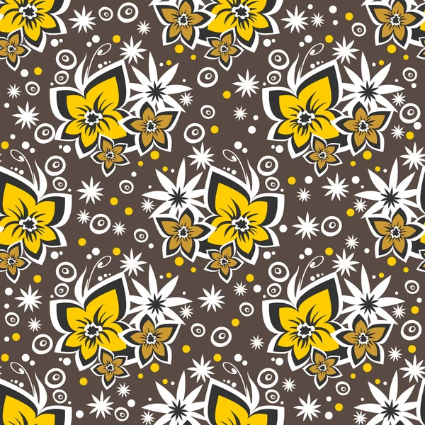 Floral seamless pattern — Stock Vector