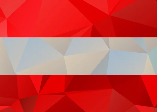 Drapeau de l'Autriche — Image vectorielle