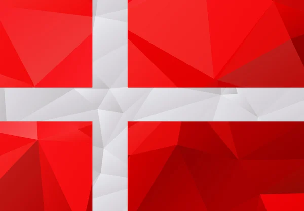 Drapeau du Danemark — Image vectorielle