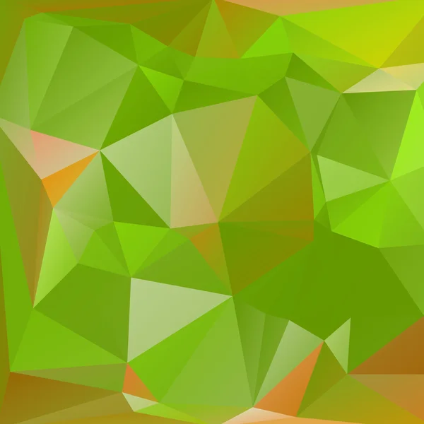 Green polygonal background — Stock Vector