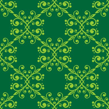 Yeşil pürüzsüz desen