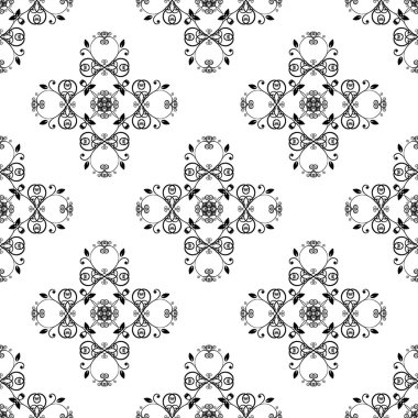 süslü sorunsuz arka plan