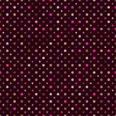 Polka noktasız desen