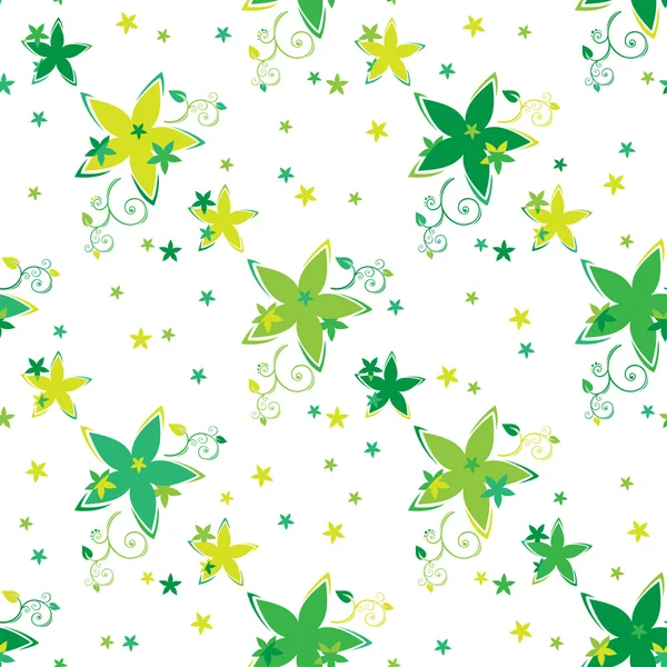 Patrón sin costura floral — Vector de stock