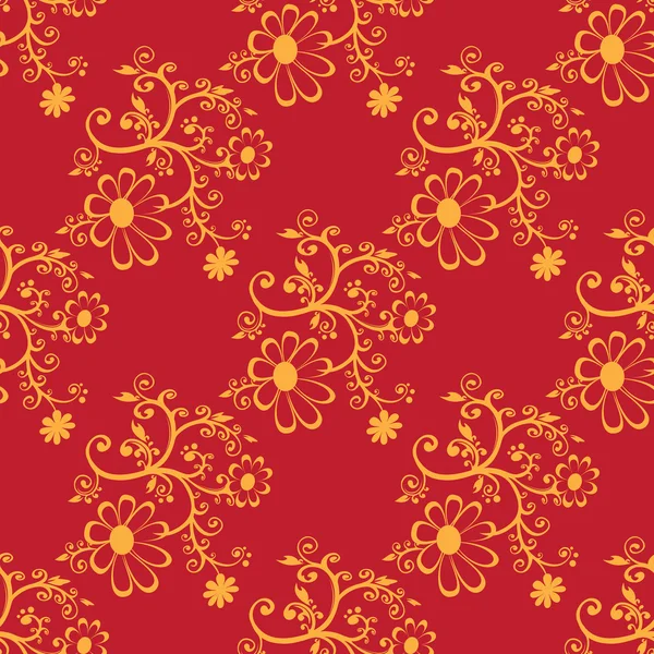 Red seamless pattern — Stock Vector