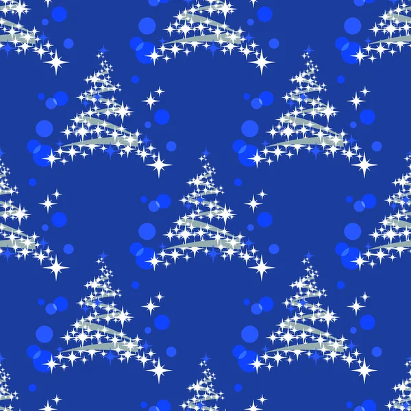 Fir tree seamless pattern — Stock Vector