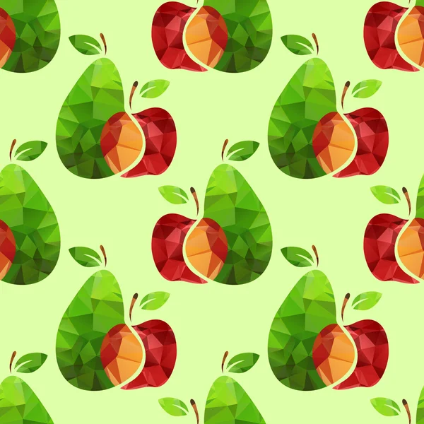 Fruits seamless pattern — Stock Vector