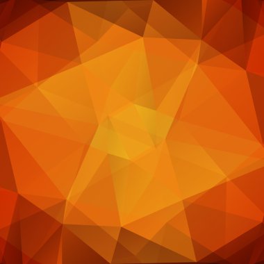 Turuncu poligonal arka plan