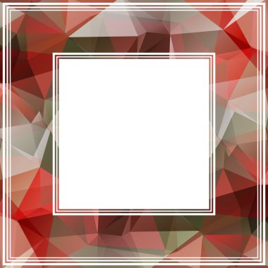 soyut poligonal kenarlık