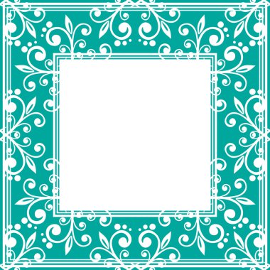 Mavi çiçek sınır