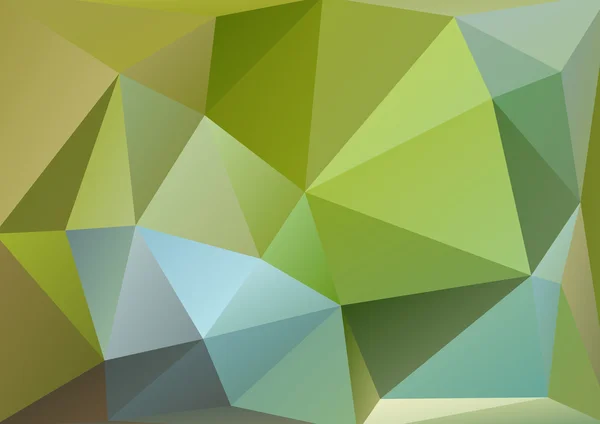 Fundo poligonal verde —  Vetores de Stock