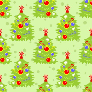 Noel ağacı pürüzsüz desen