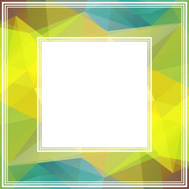 renkli soyut kenarlık