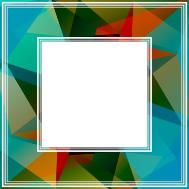 parlak soyut kenarlık