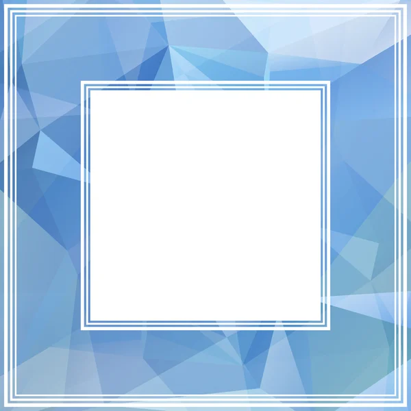 Frontière abstraite lumière bleue — Image vectorielle