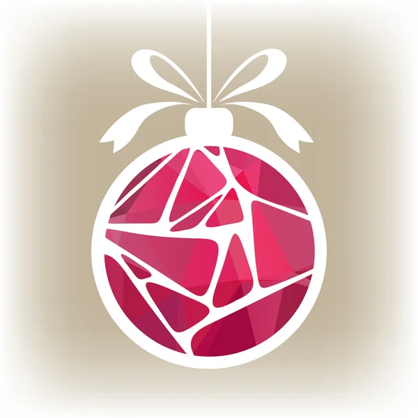 Φωτεινά ροζ ριγέ Χριστουγεννιάτικη χοροεσπερίδα — Διανυσματικό Αρχείο