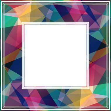 parlak soyut kenarlık