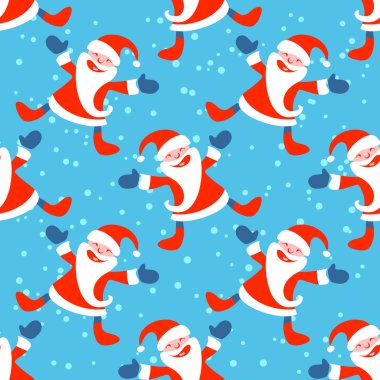 Santa seamless modeli