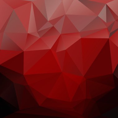 Kırmızı koyu poligonal arka plan