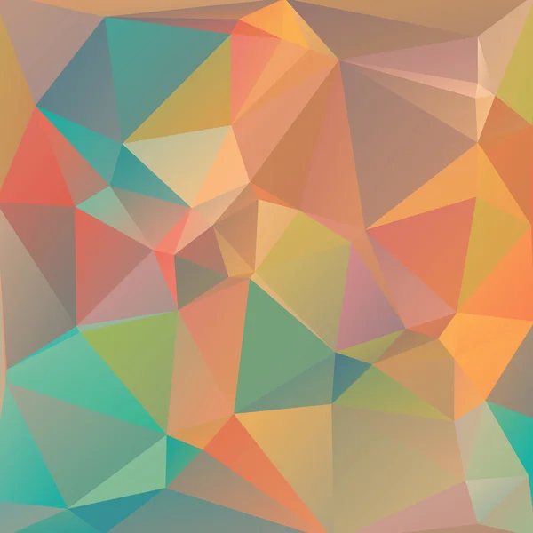 Abstracte veelkleurige veelhoekige achtergrond — Stockvector