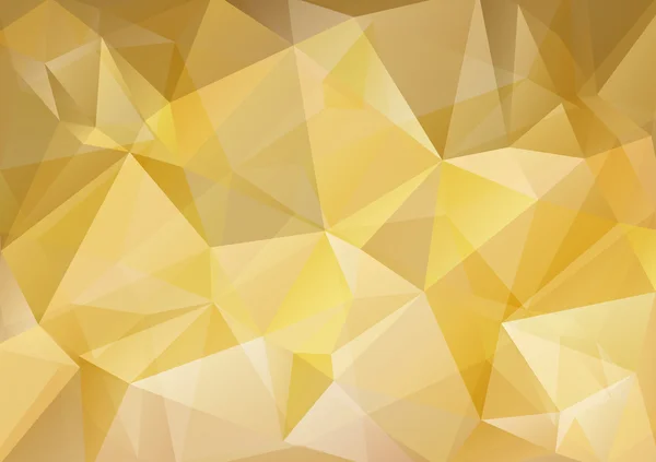 Champagne colour polygonal background — Stock Vector