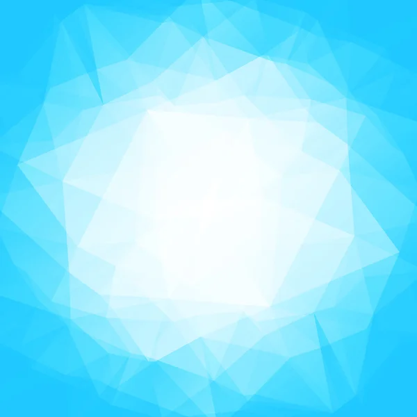 Modré pozadí polygonální — Stockový vektor