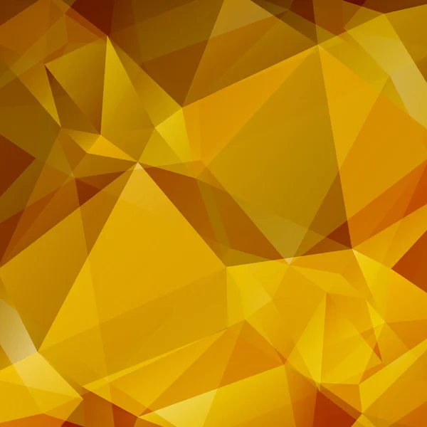 Fond polygonal doré — Image vectorielle