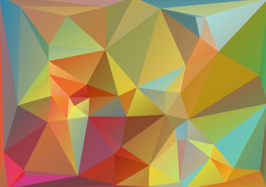 Soyut çokgen arkaplan