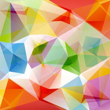 renkli poligonal arka plan